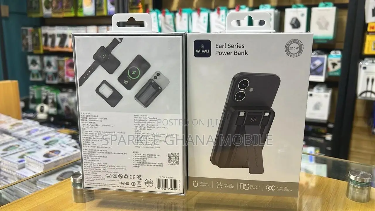 Wiwu Earl Series Power Bank (Black)