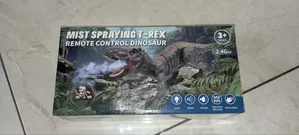 A Mist Spraying T-Rex Remote Control Dinosaur Toy