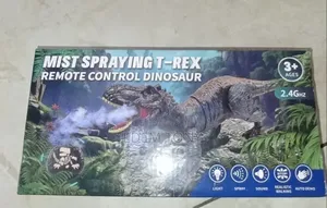 A Mist Spraying T-Rex Remote Control Dinosaur Toy