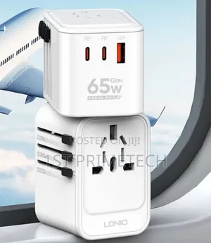 Ldnio All in One 65w Gan Travel Adapter