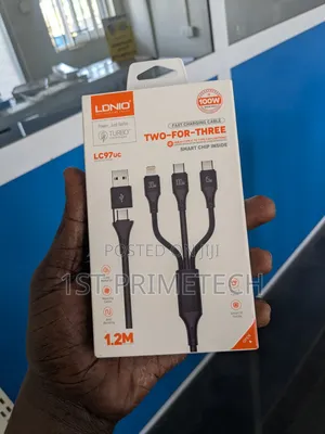 Ldnio 2 in 3 Usb Fast Charging Data Cable
