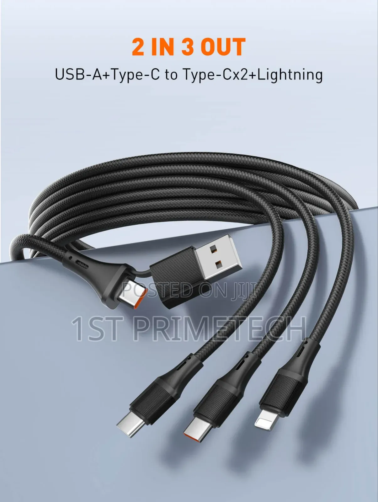 Ldnio 2 in 3 Usb Fast Charging Data Cable