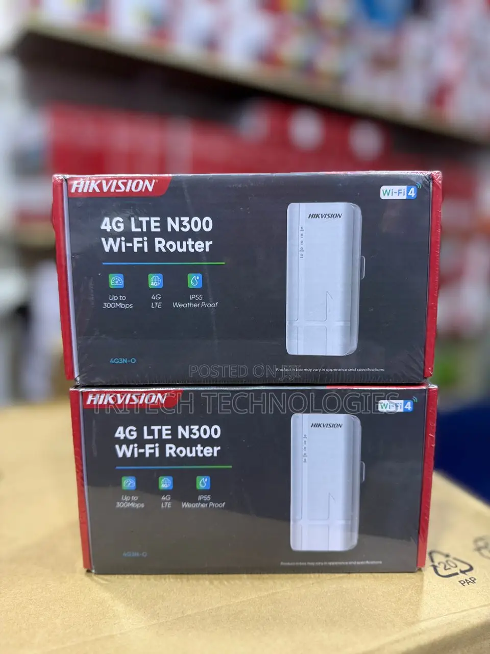 Hikvision Ds-3wr4g3n-O Outdoor 4g Lte N300 Wi-Fi Router