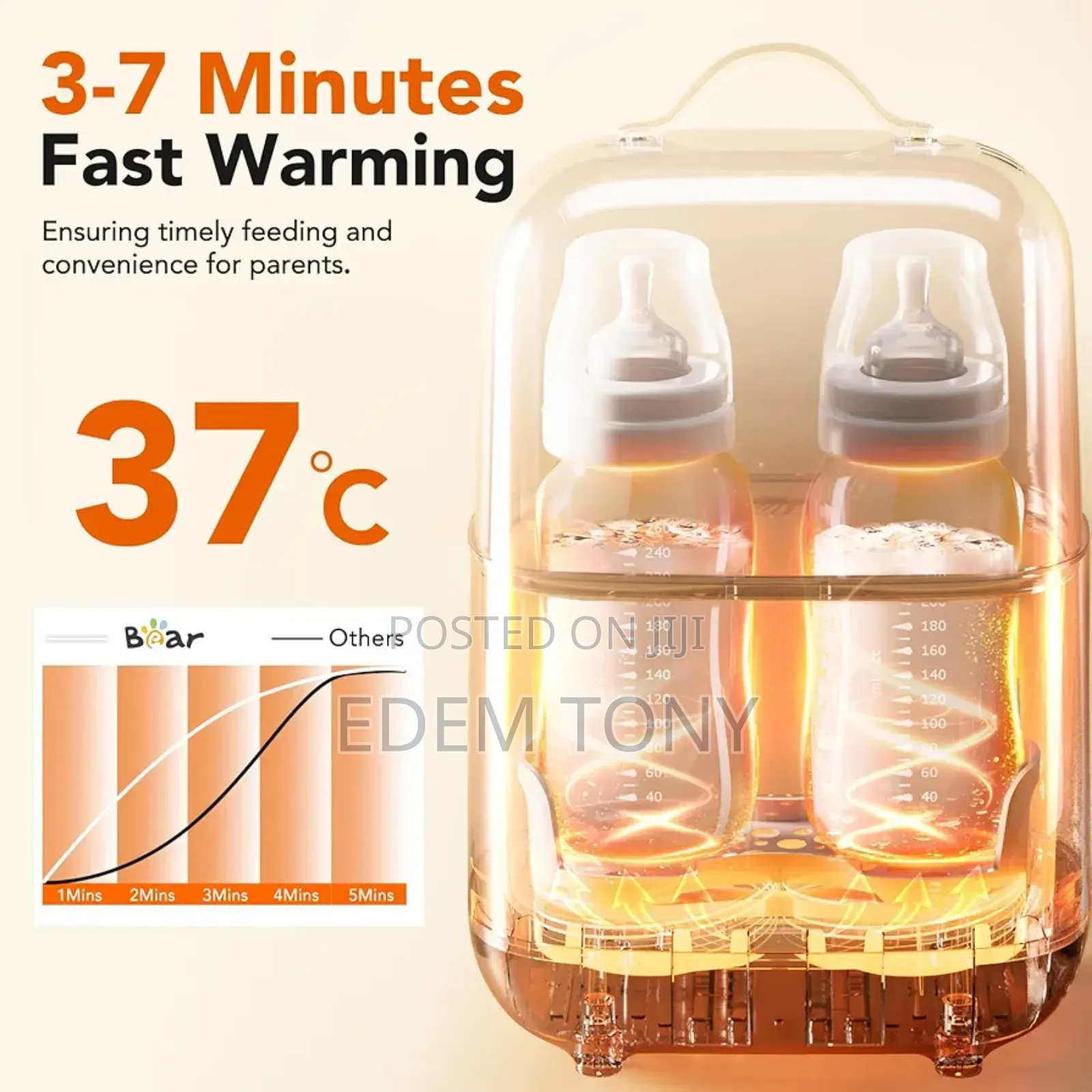 Bear Double Bottle Warmer and Sterilizer
