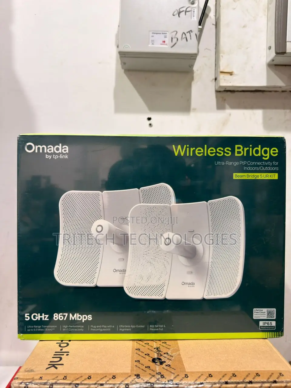 Omada Beam Bridge 5 Ur Kit 5ghz 867mbps Ultra-Range Indoor/Outdoor Wb