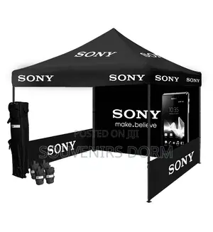 Branded 10ft by 10ft Foldable Tent