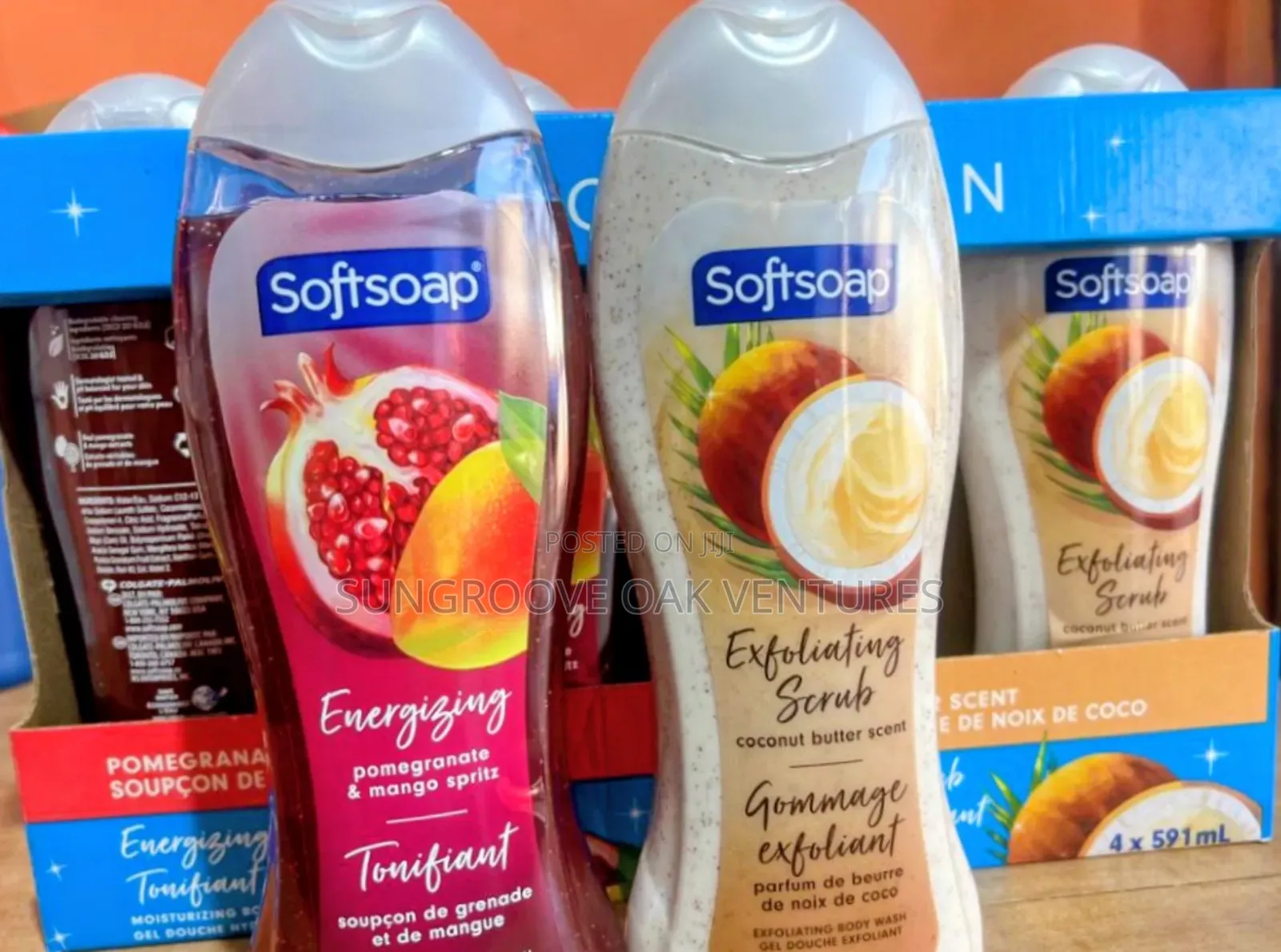 Softsoap Body Wash Scrub Pomegranate Mango