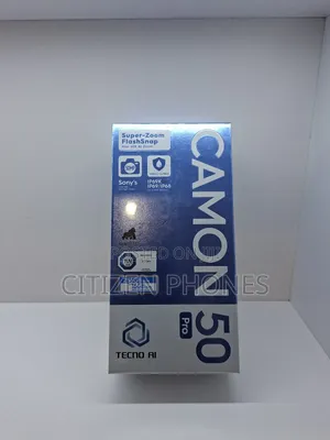 New Tecno Camon 50 Pro 256 GB Black