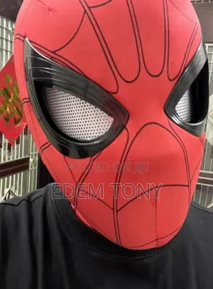 Spiderman Mask Helmet Wearable Remote Eyes Cosplay Costume Party