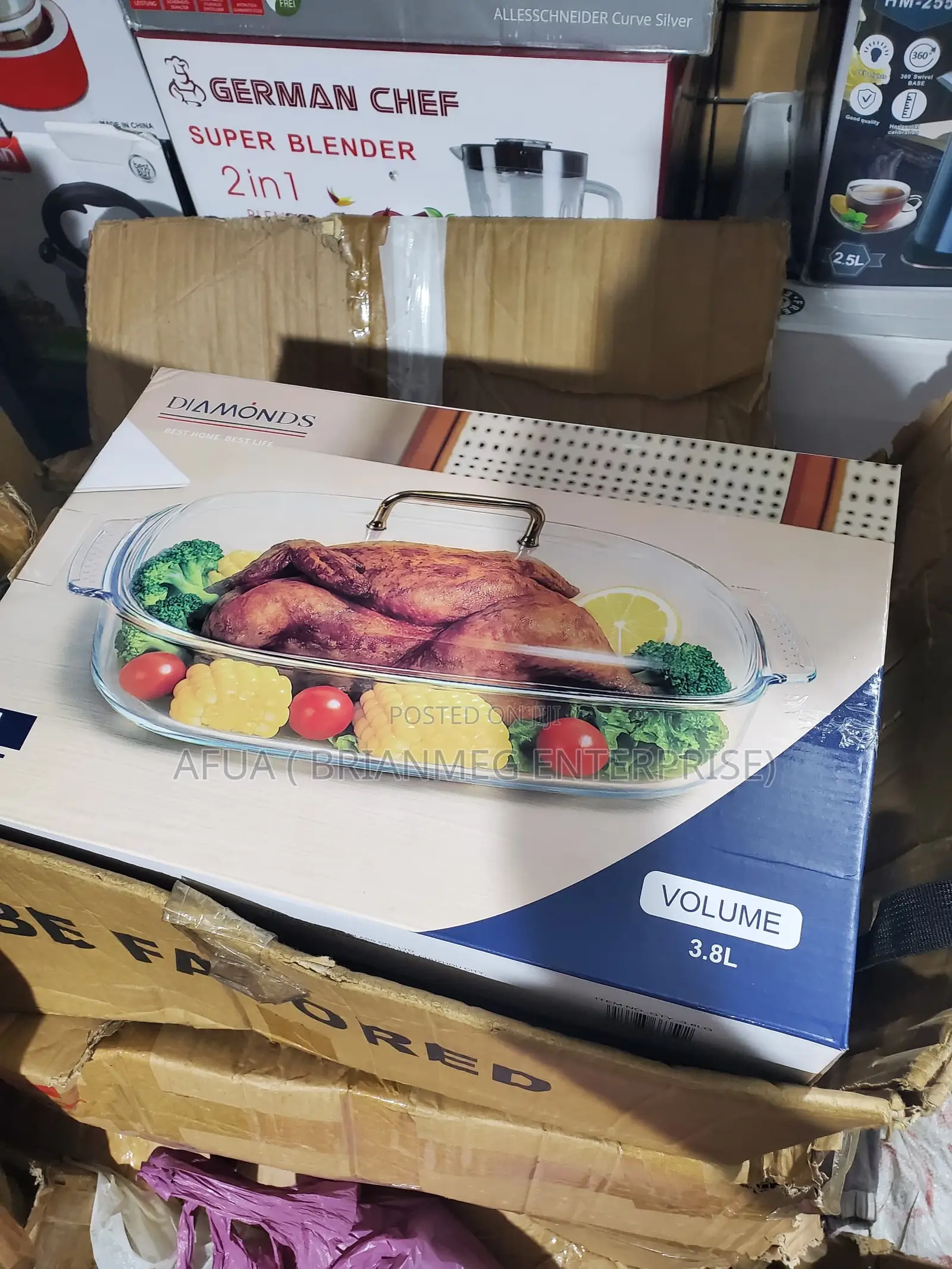 3.8lts Serving Dish (Pyrex Bowl)