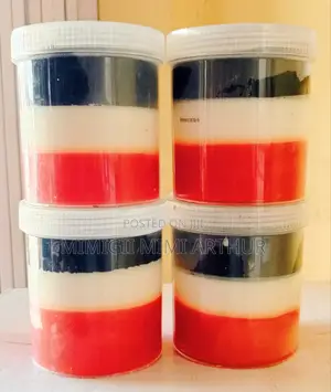 Three Colors Soap for Exfoliating, Treatment and Brightening