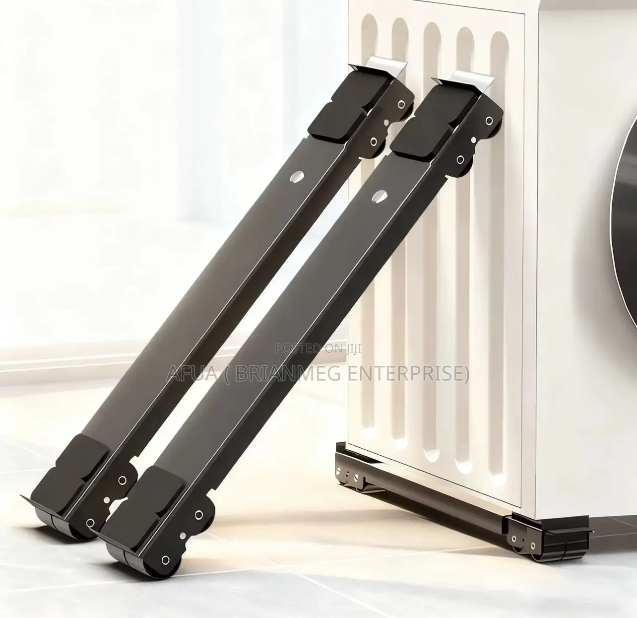 Multipurpose Adjustable Fridge, Washing Machine Stand -