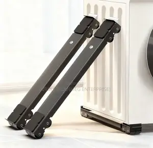 Multipurpose Adjustable Fridge, Washing Machine Stand -
