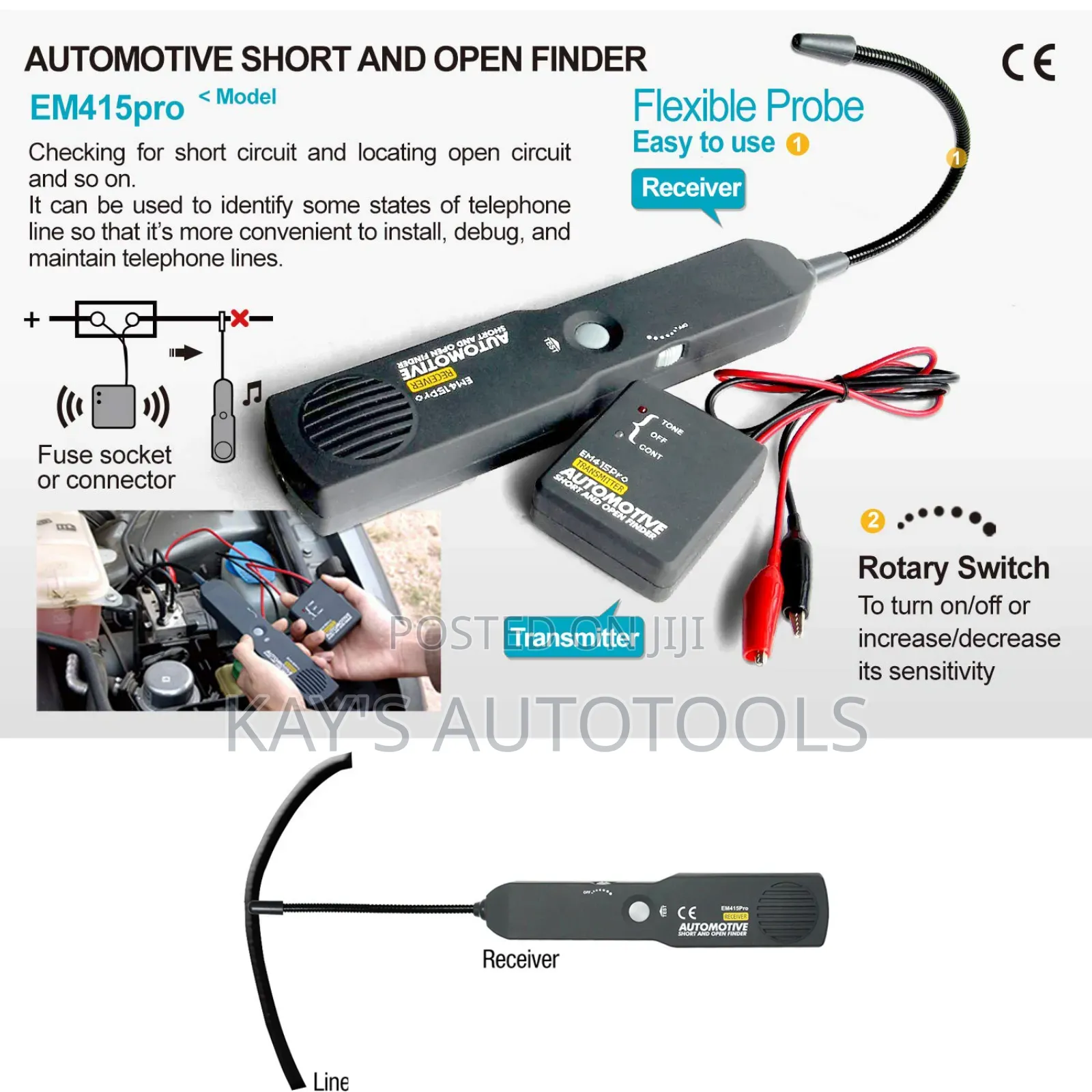 Car Electrical Circuit Tracer Tester