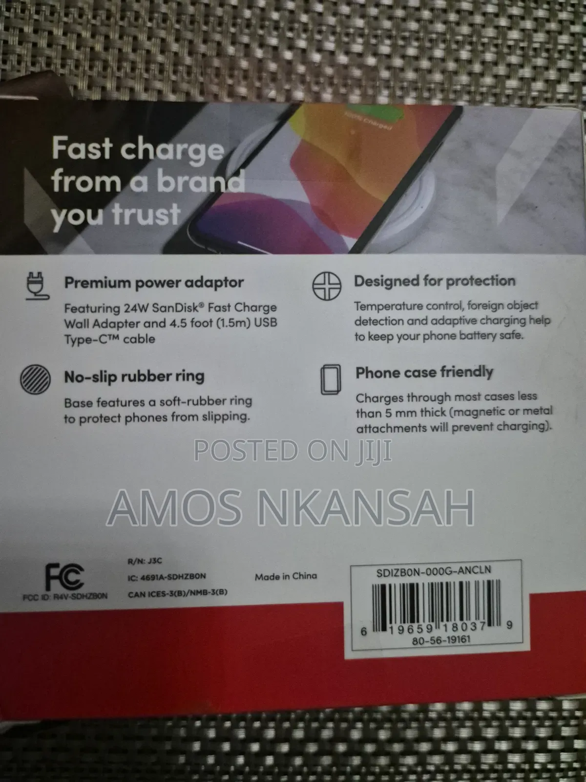 Sandisk Ixpand Wireless Charger 15w