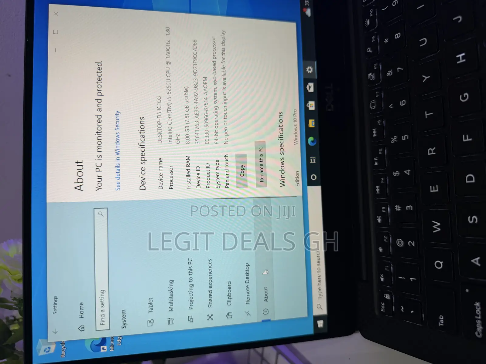 Laptop Dell XPS 13 9350 8GB Intel Core i5 SSD 128GB