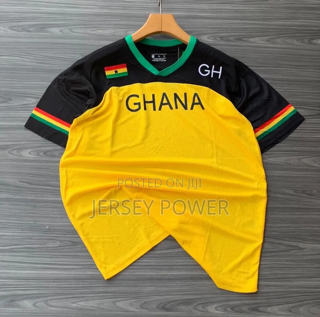 Ghana Black and Yellow Jersey