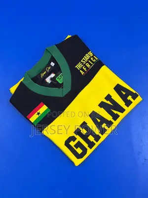 Ghana Black and Yellow Jersey