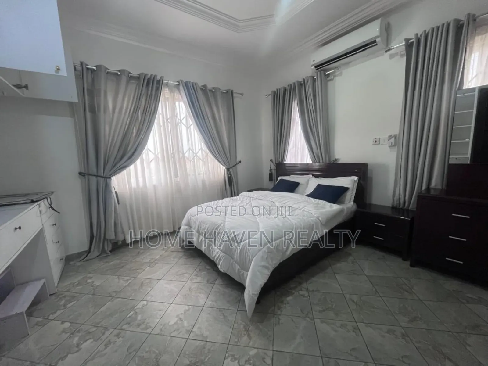 Furnished 4bdrm House in East Airport, Tseaddo for rent