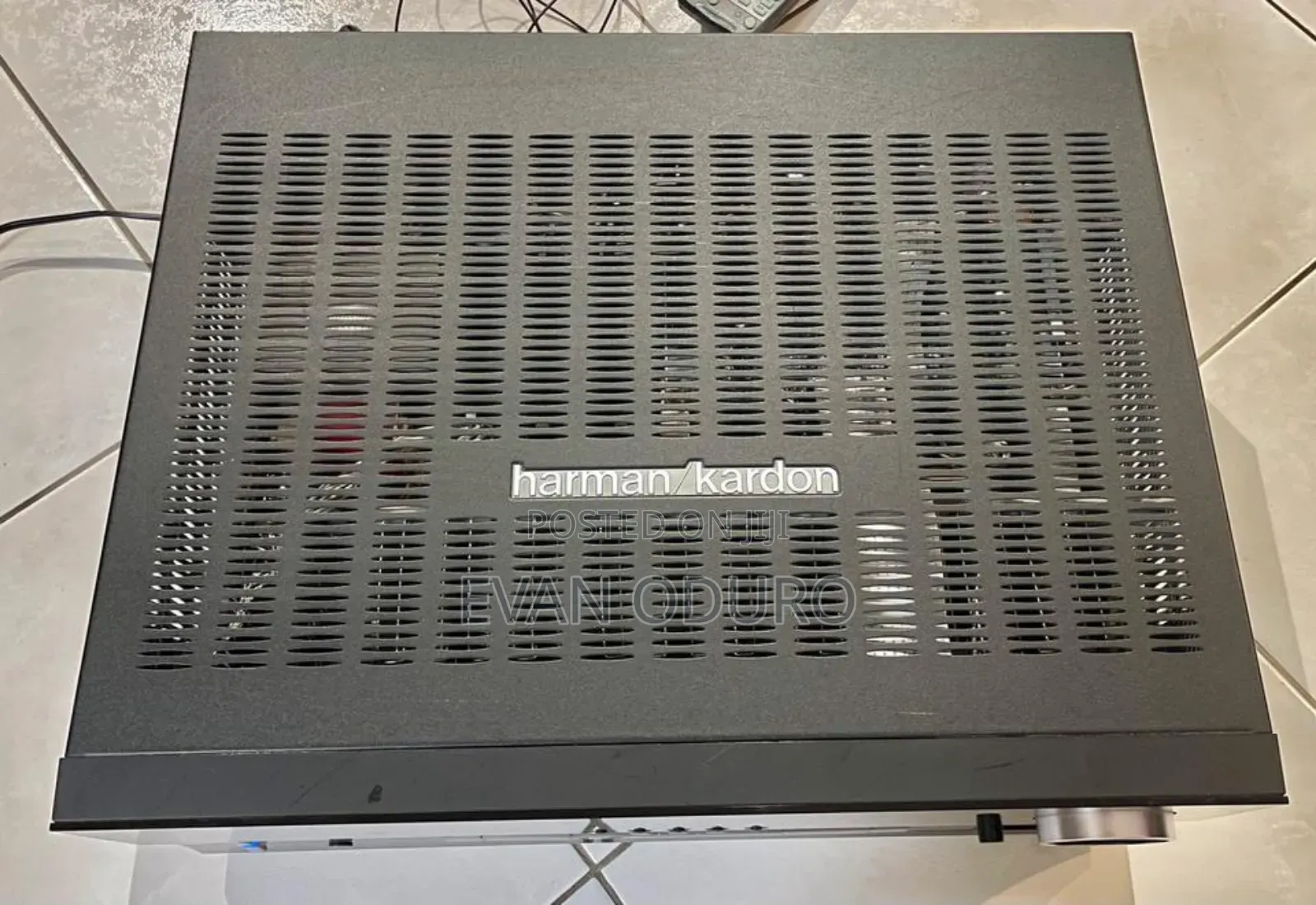 Powerful Black Herman Kardon Av Reciever,Radio,Bluetooth,Opti, Aux,Usb