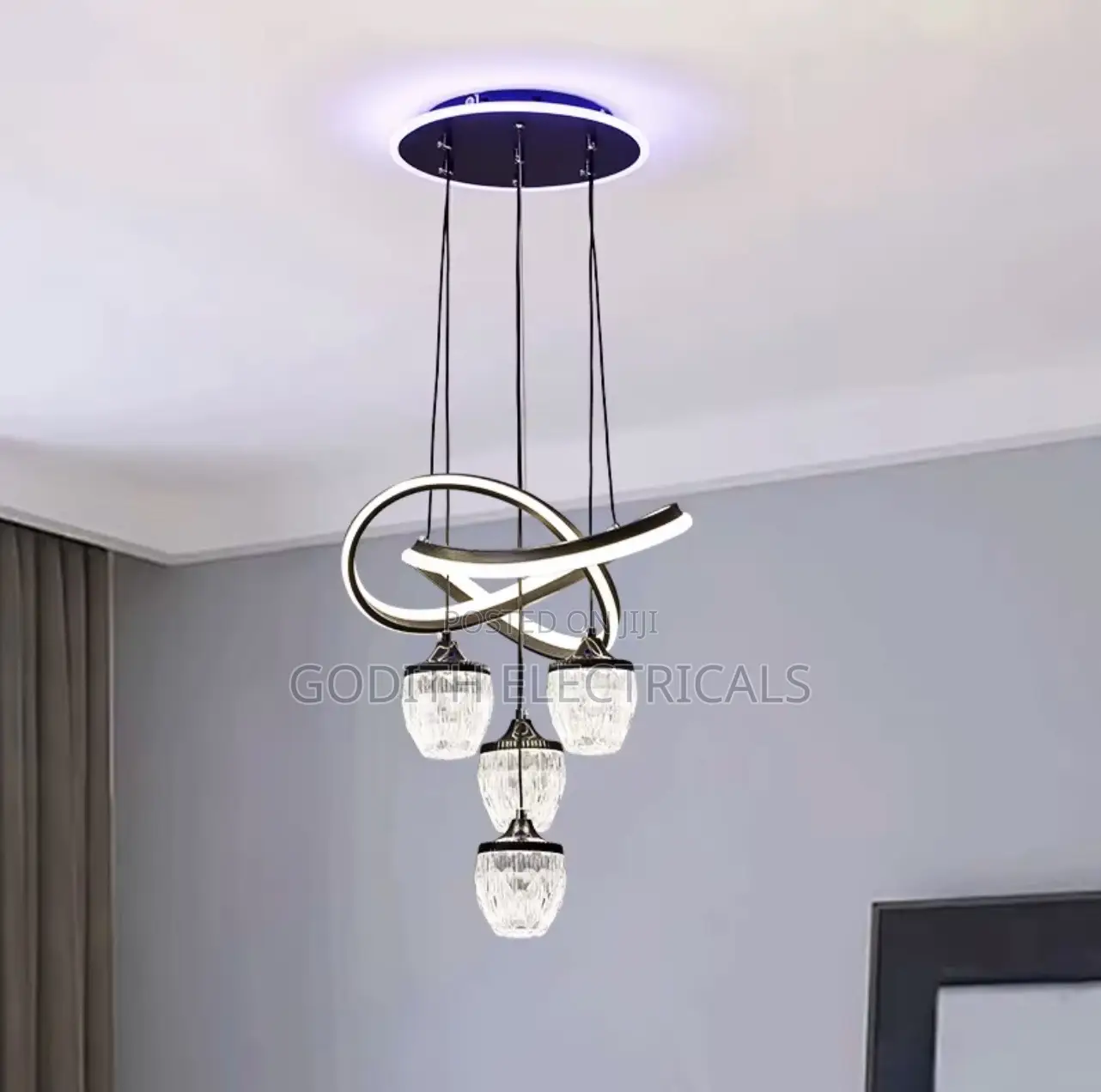 Four Crystal Modern Light 3 Colors