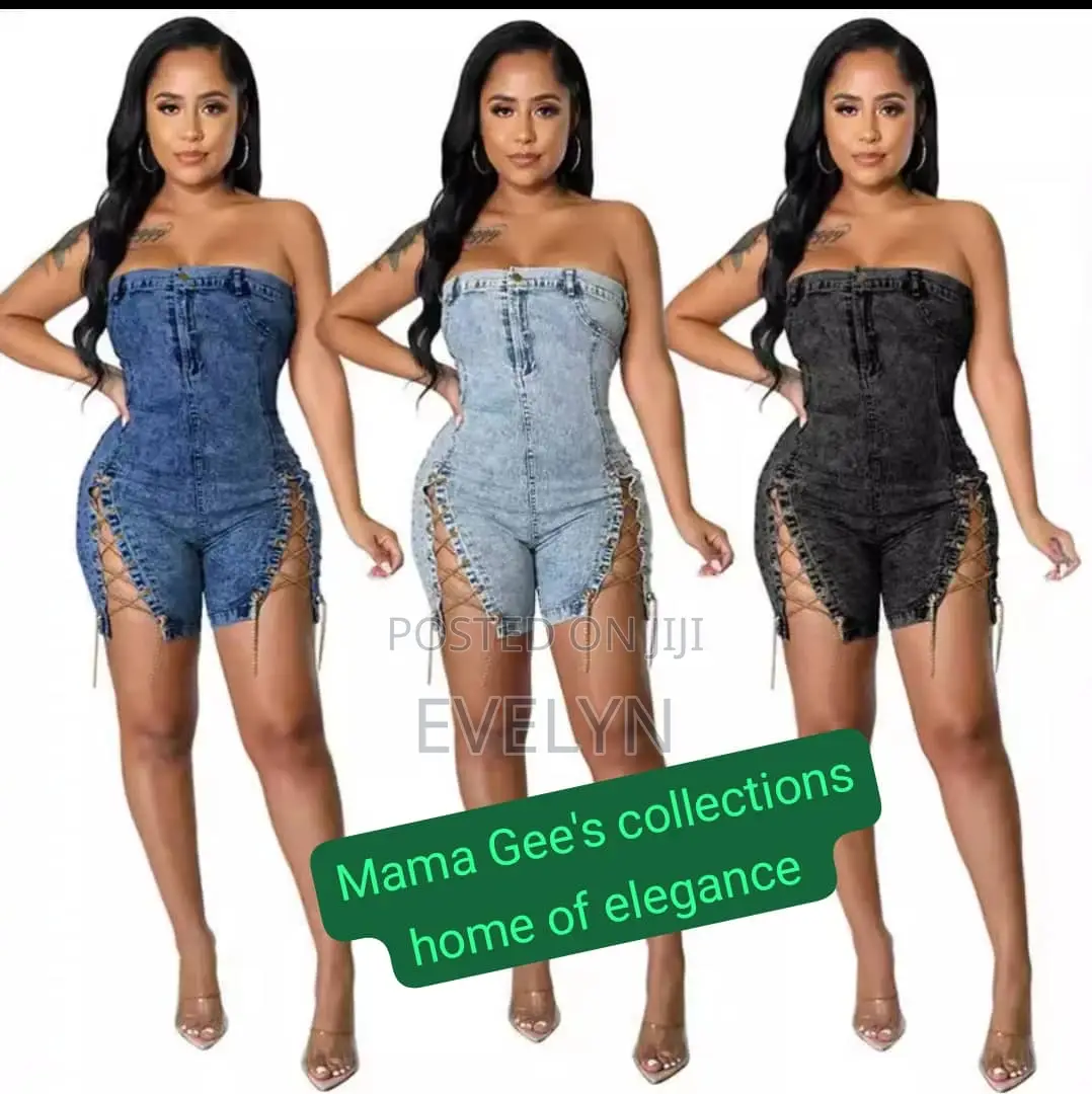 Jeans Jumpsuit For Ladies
