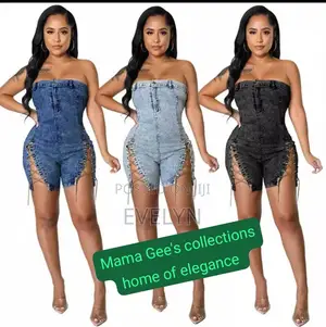 Jeans Jumpsuit For Ladies