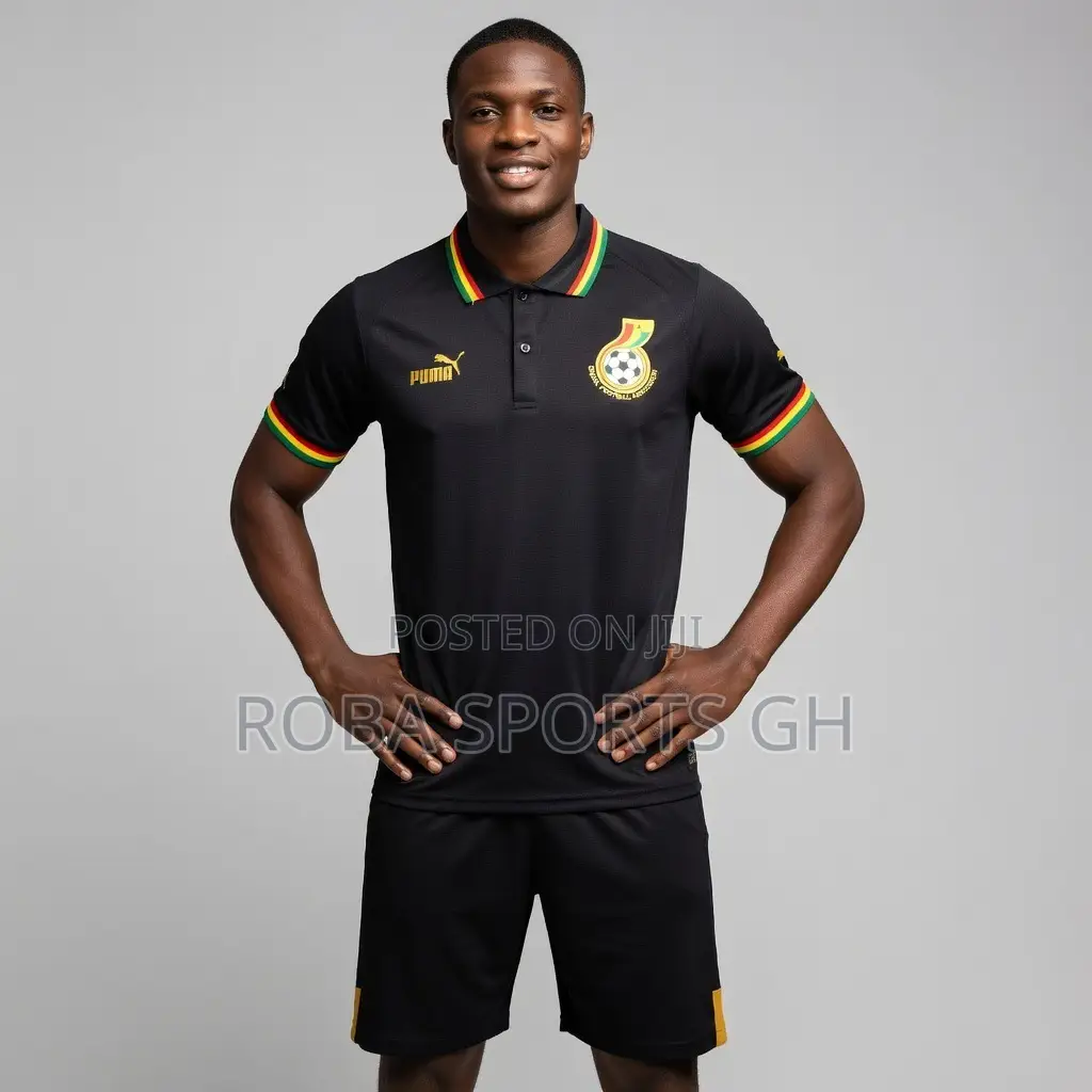 Ghana Black Polo Jersey