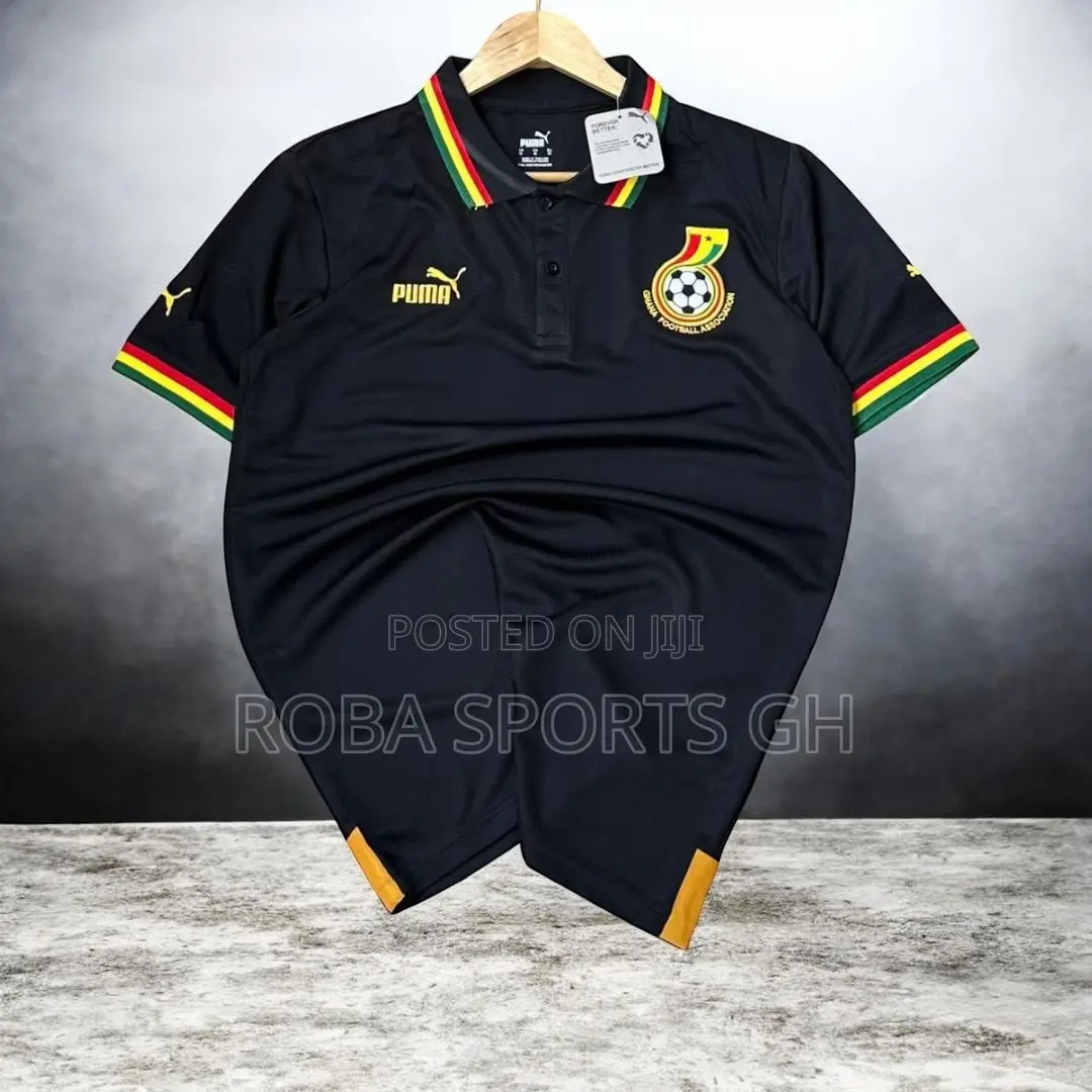 Ghana Black Polo Jersey