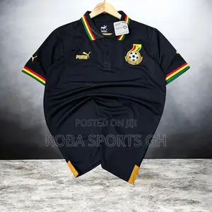 Ghana Black Polo Jersey