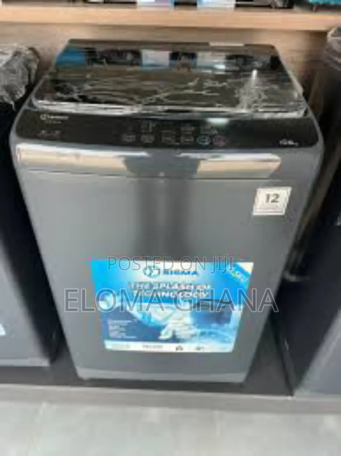 Sigma 10.5kg Fully Automatic Led Display Top-Load Washing Machine