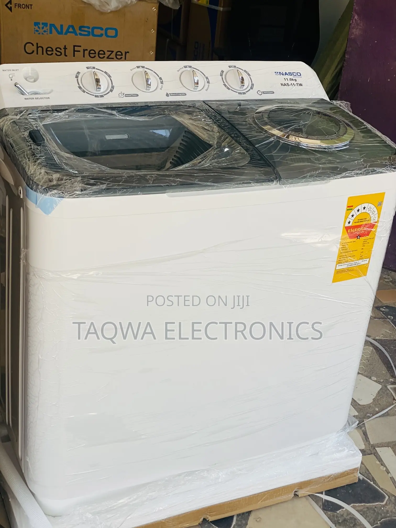 11kg -Semi Automatic Nasco Washing Machine