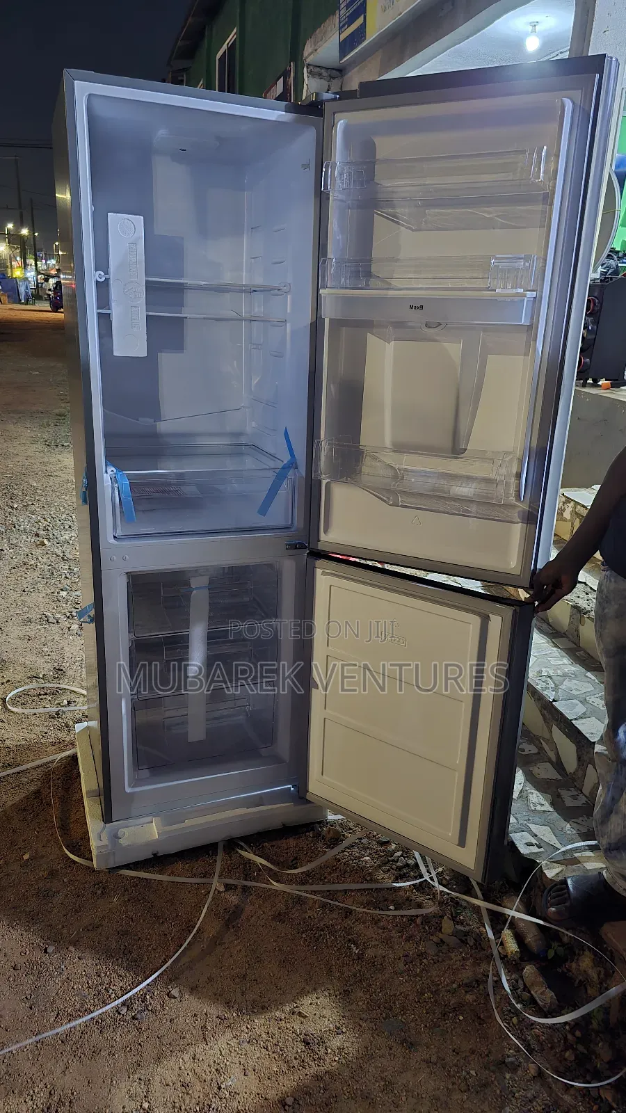 Roch 309l Mirror Door Bottom Freezer Fridge