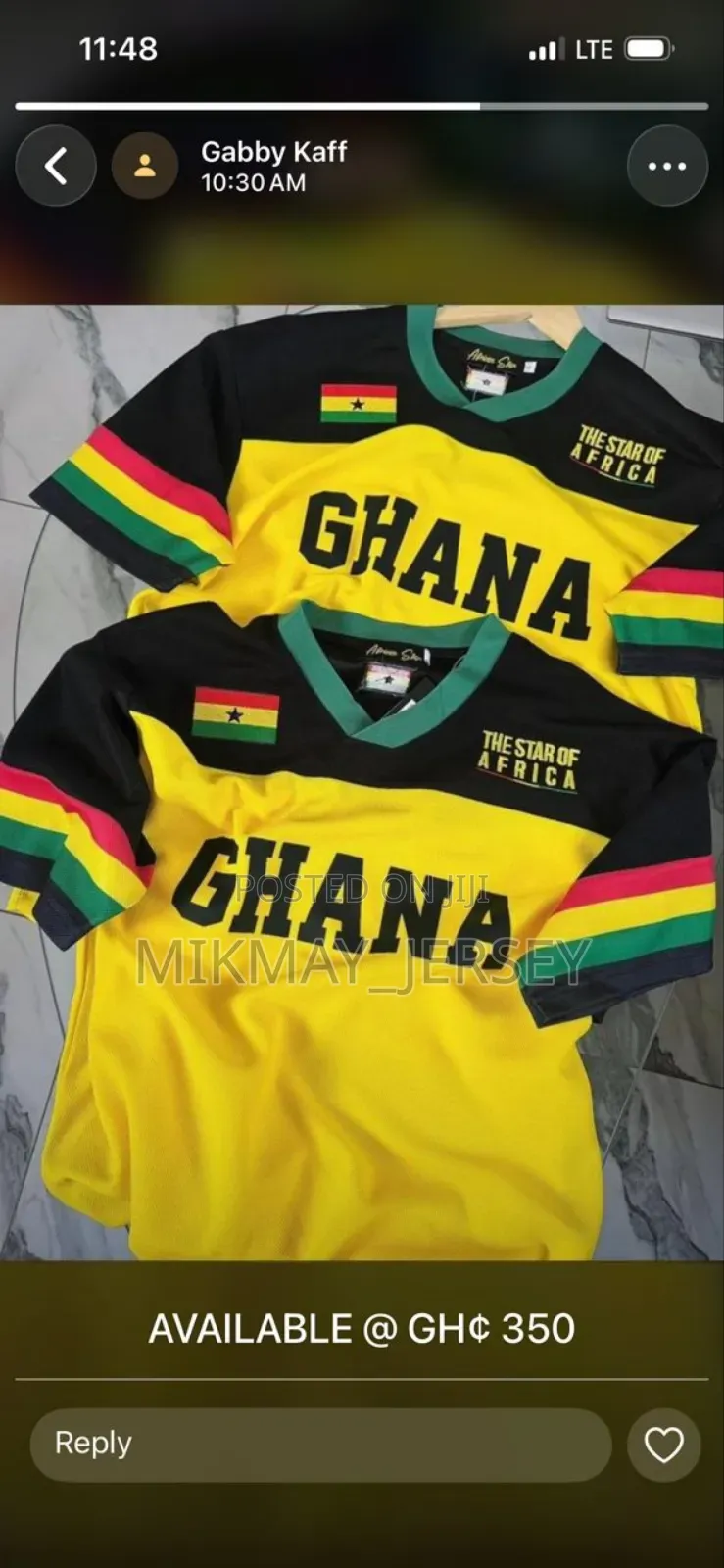 Ghana Vintage  Black