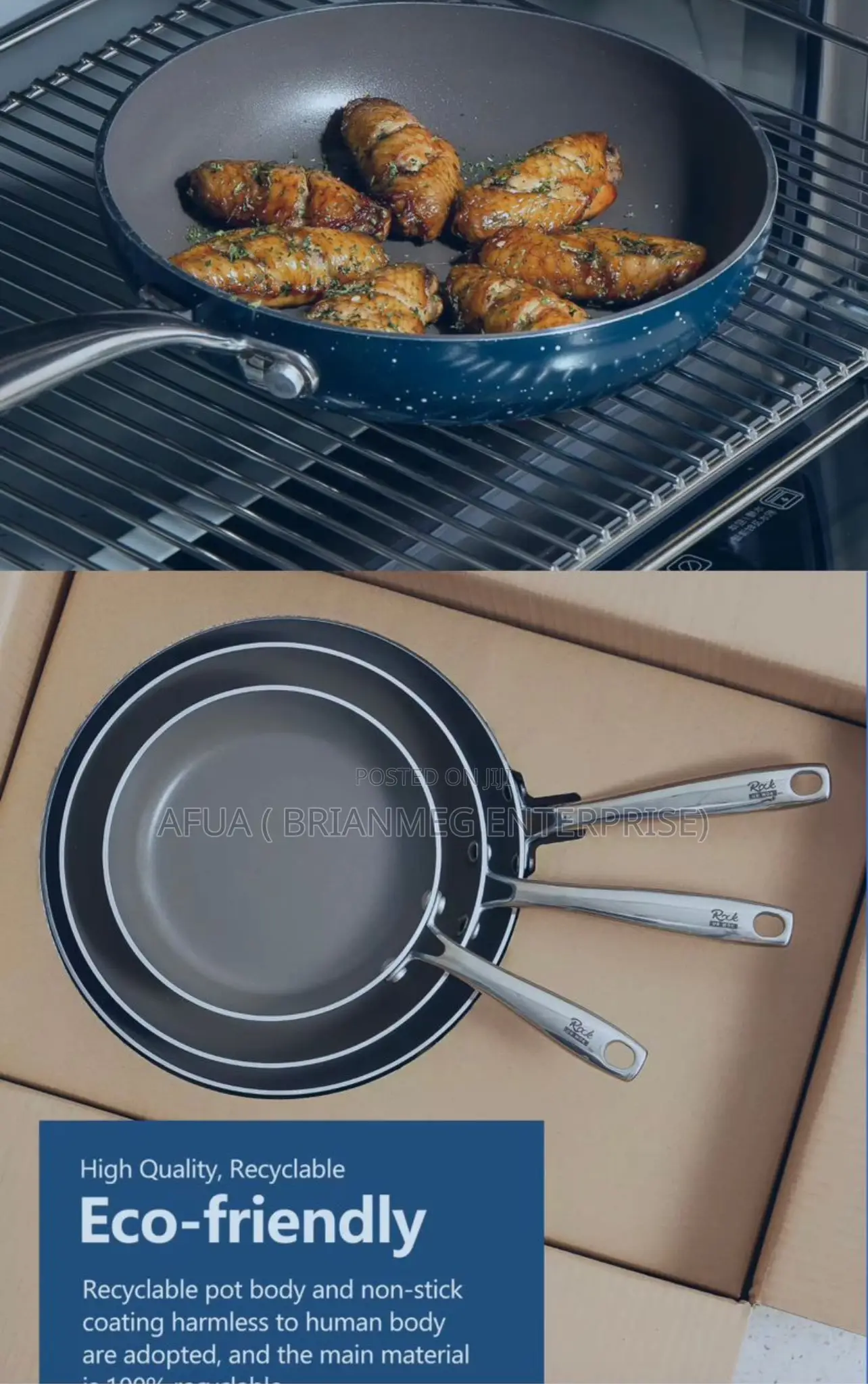 High Quality 3in1 Coated Nonstick Frying Pans