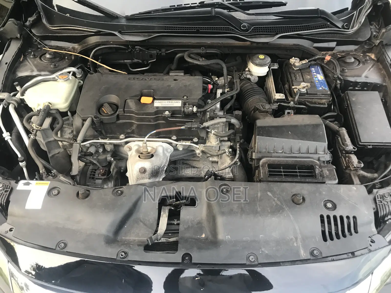 Honda Civic EX 4dr Sedan (2.0L 4cyl) 2017 Black