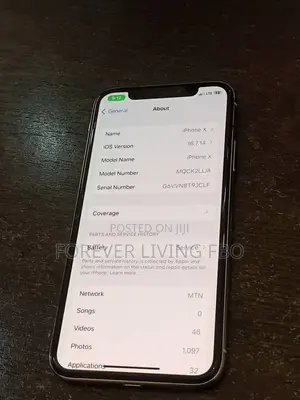 Apple iPhone X 64 GB Silver