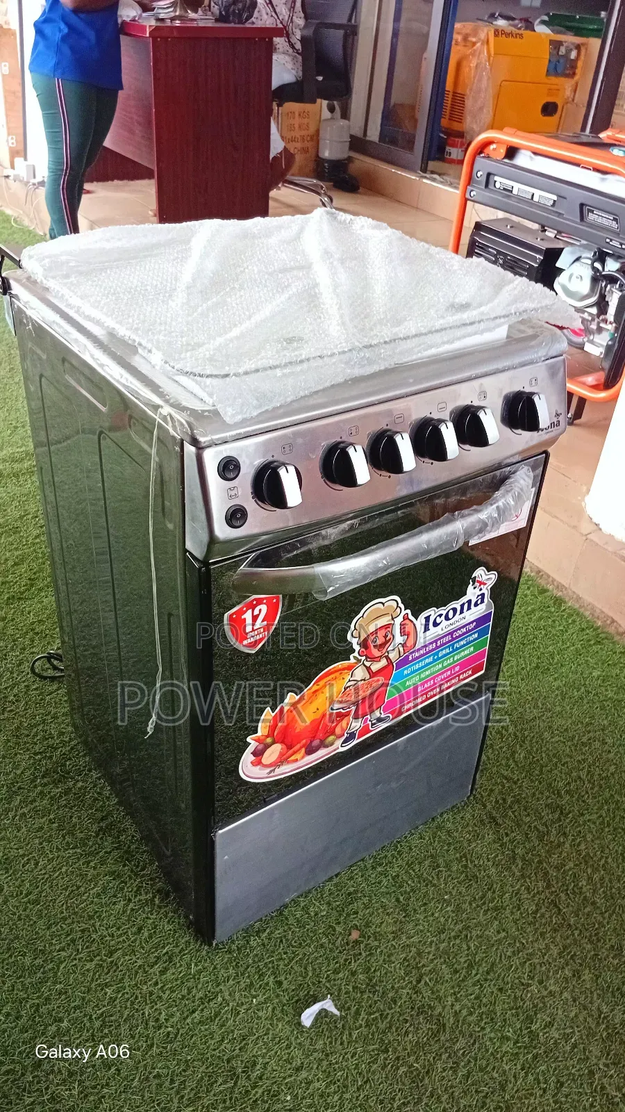 Automatic Icona London 4 Burner Gas Cooker