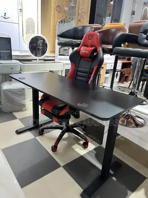 Electric Gaming Table And Chair Complete Set