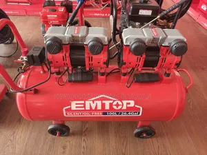 100l 3.2hp Air Compressor Double Motor Copper Wire Heavy Duty Emtop