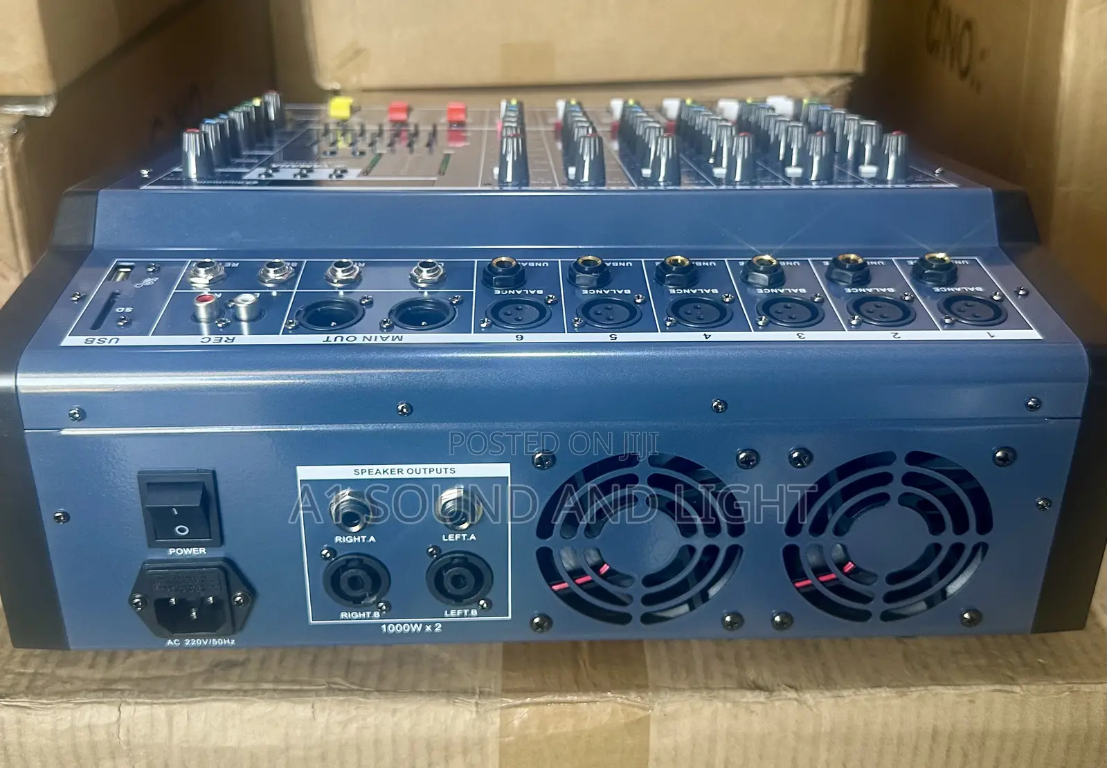 Yamaha Ya-602 6 Channels Mixer With Amplifier