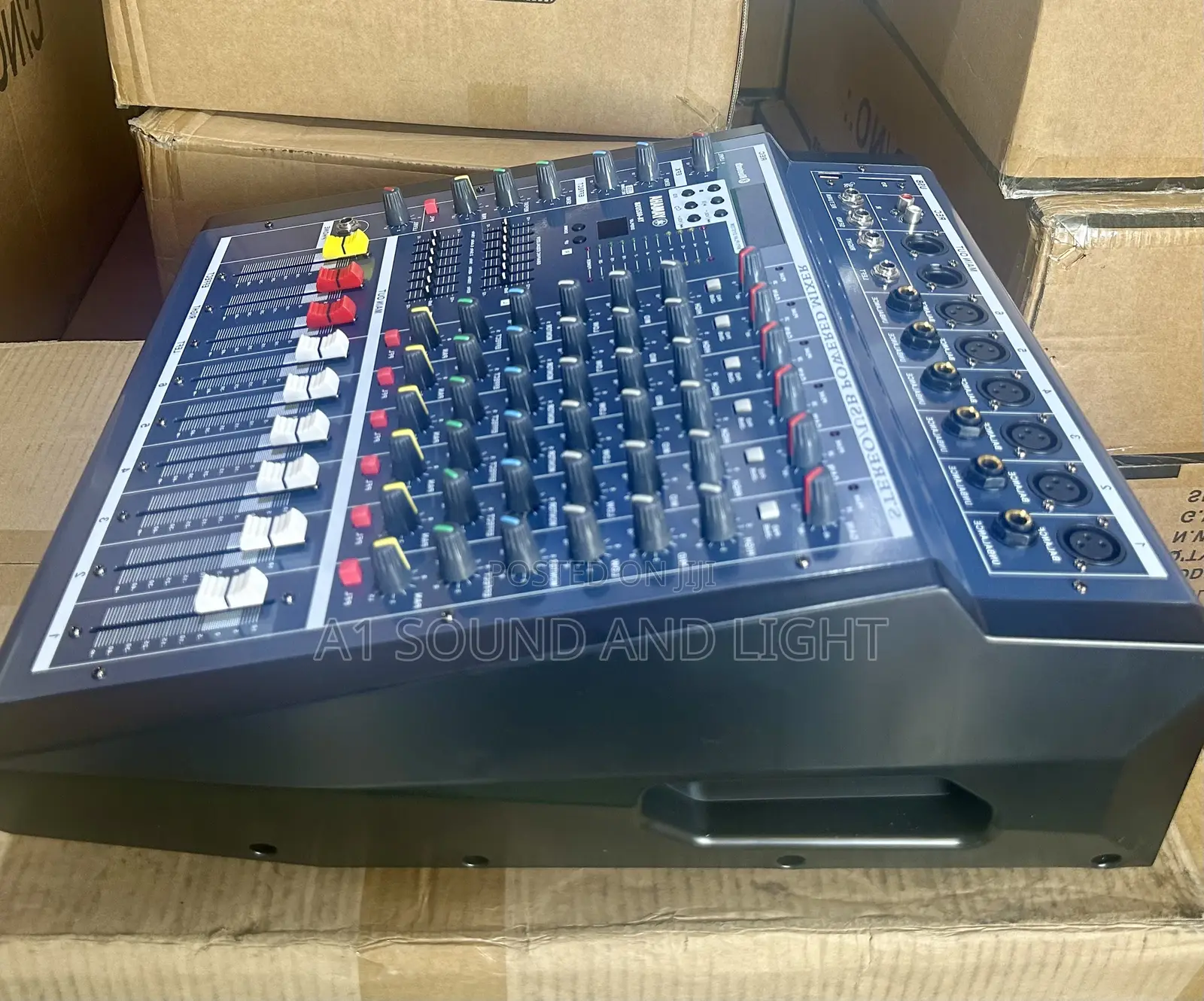 Yamaha Ya-602 6 Channels Mixer With Amplifier