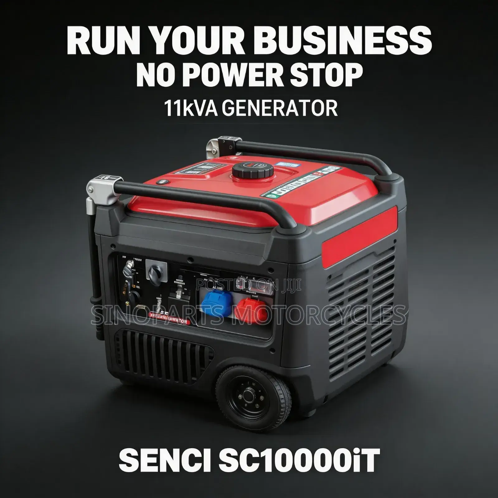 Senci Sc10000it 11kva Silent Inverter Generator Petrol Fuel Saving