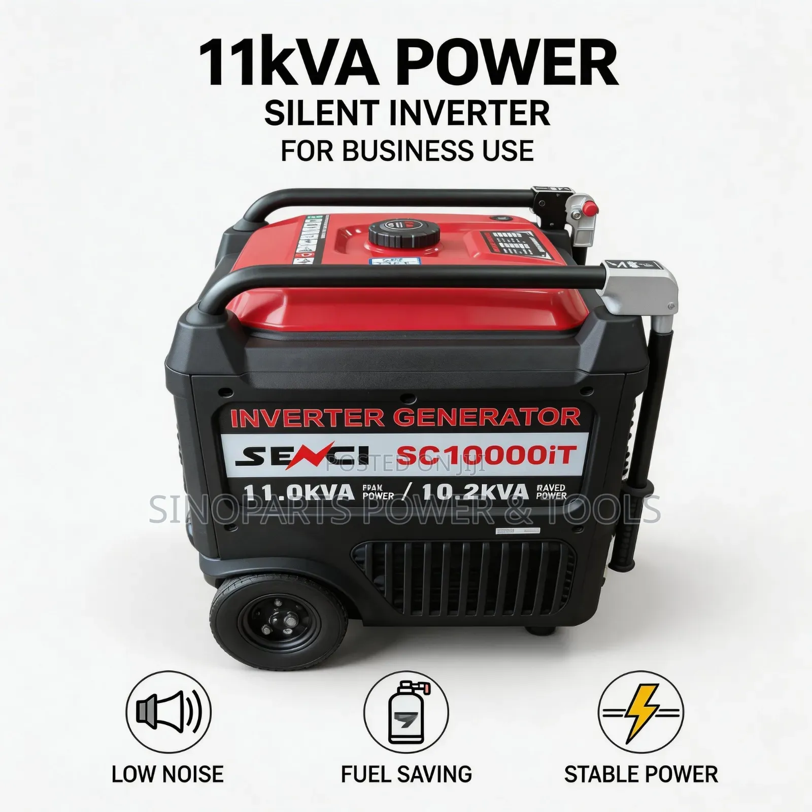 Senci Sc10000it 11kva Silent Inverter Generator Petrol Fuel Saving