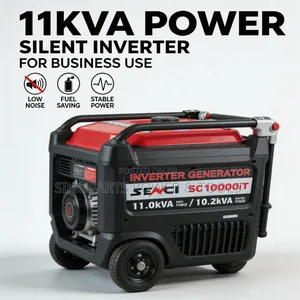 Senci Sc10000it 11kva Silent Inverter Generator Petrol Fuel Saving