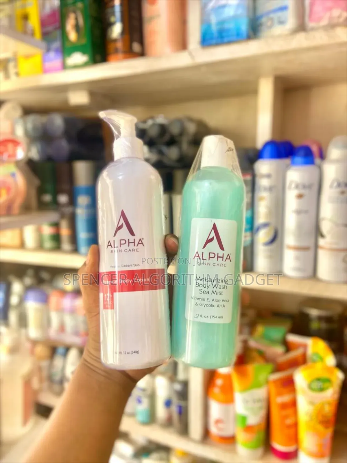 Alpha Skin Care Renewal Body Lotion(270) and Shower Gel (240gh)