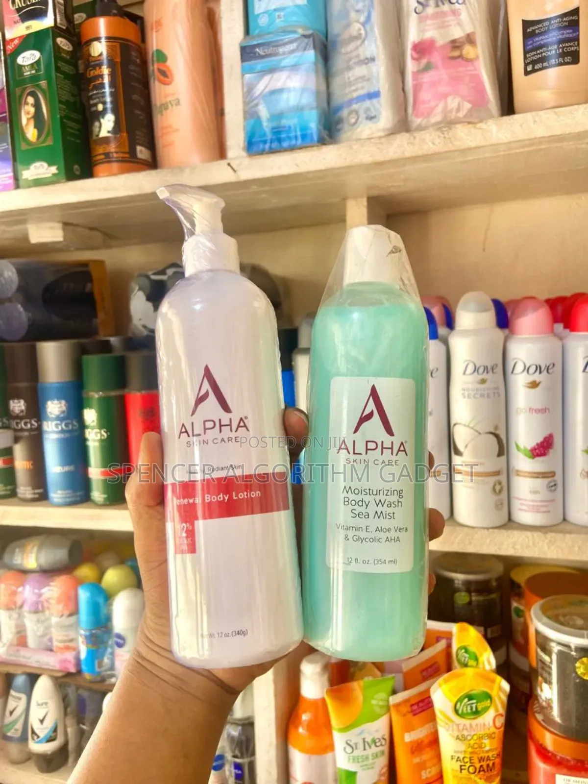 Alpha Skin Care Renewal Body Lotion(270) and Shower Gel (240gh)