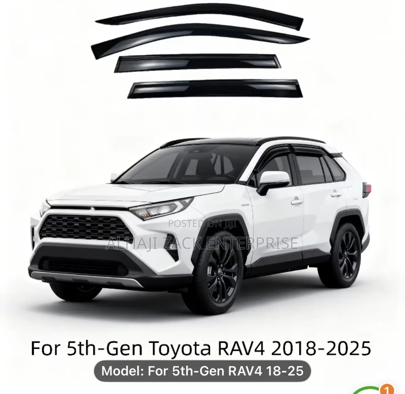 Toyota Rav 4 2018 Door Sun Shade