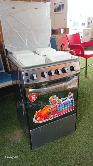 Easy Ignite Icona London 4 Burner Gas Cooker Home Use