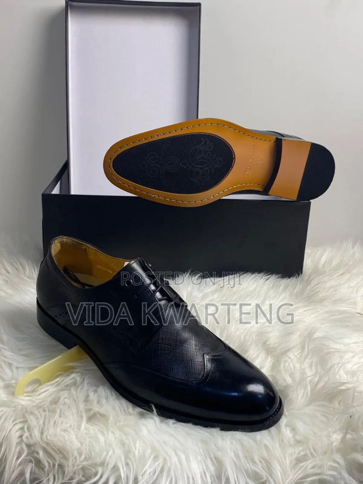 Richwanaz Black Lace Up Shoe Available